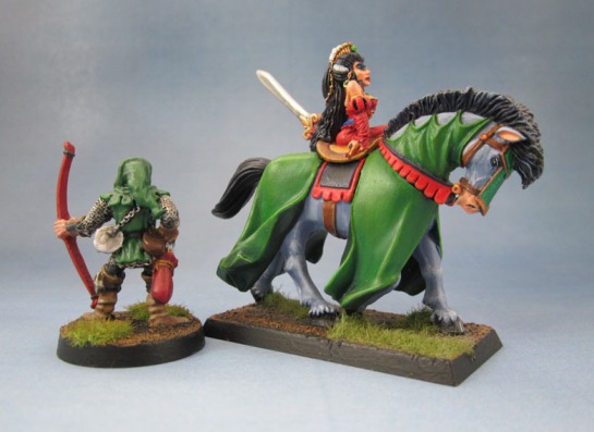 Lucrezzia Belladonna and Farendil, Elf Ranger