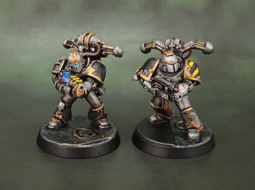 Kitbashed Iron Warriors Chaos Space Marines