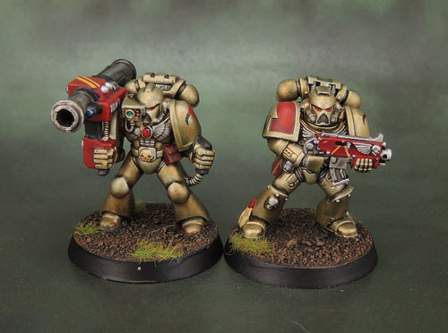 2e Space Marine Missile Launcher, AOBR Tactical Marine, Minotaurs Space Marines