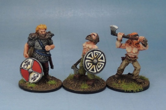 Citadel F4 Fighters Norse Vikings, Wargames Foundry Viking Berserkers - VNS003, Eureka Miniatures Beowulf the Geat 