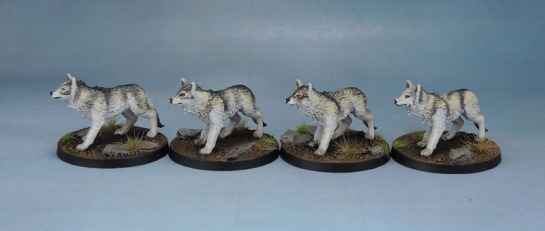 Monolith Games Conan board game Giant Wolves