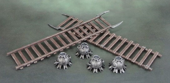Uruk-Hai Siege Ladders and Siege Bombs