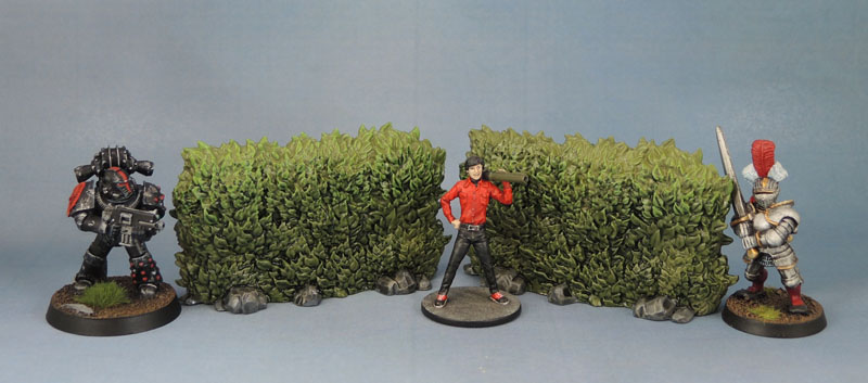 3D PLASTIC OBSTACLES Hedges SET Zombicide Green Horde Kickstarter Exclusive NEW