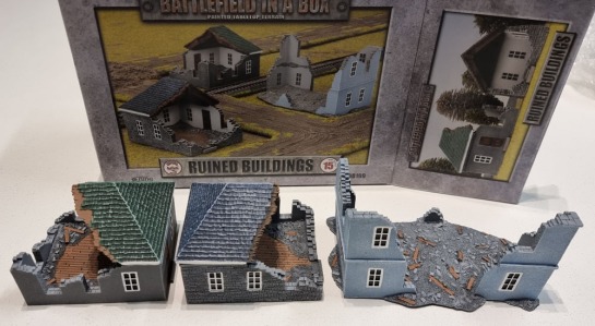 15mm Terrain Unboxing Review: Flames of War Battlefield in a Box - Ruined Buildings (Gale Force Nine BB199) 1/100, 1:100 Wargaming Terrain, What a Tanker, Battlegroup